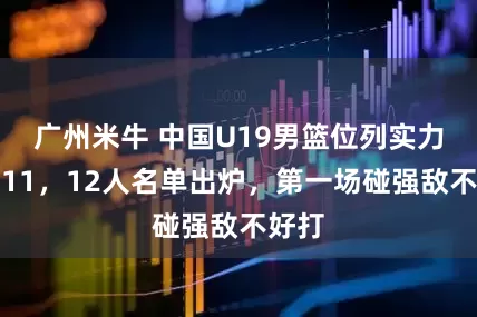 广州米牛 中国U19男篮位列实力榜第11，12人名单出炉，第一场碰强敌不好打