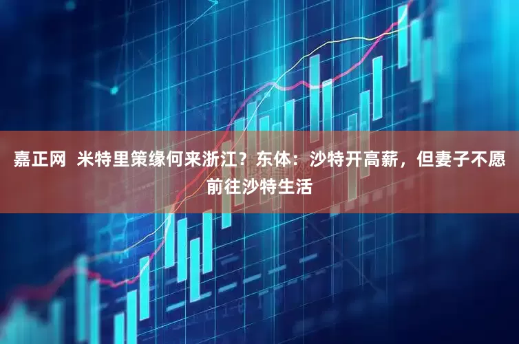 嘉正网  米特里策缘何来浙江？东体：沙特开高薪，但妻子不愿前往沙特生活