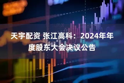 天宇配资 张江高科：2024年年度股东大会决议公告