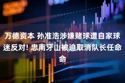 万德资本 孙准浩涉嫌赌球遭自家球迷反对! 忠南牙山被迫取消队长任命